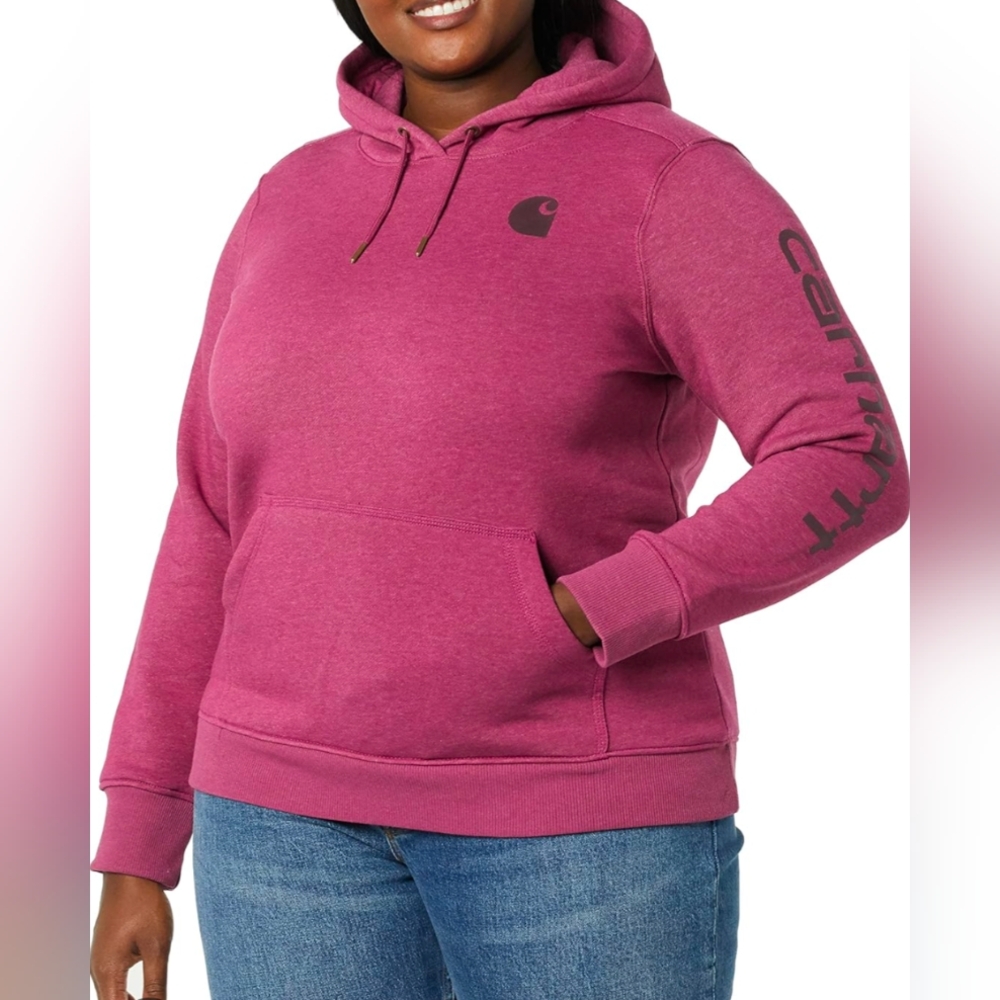 Carhartt Clarksburg Graphic Sleeve Hoodie Sweatshirt Size 1X MSRP $64.99